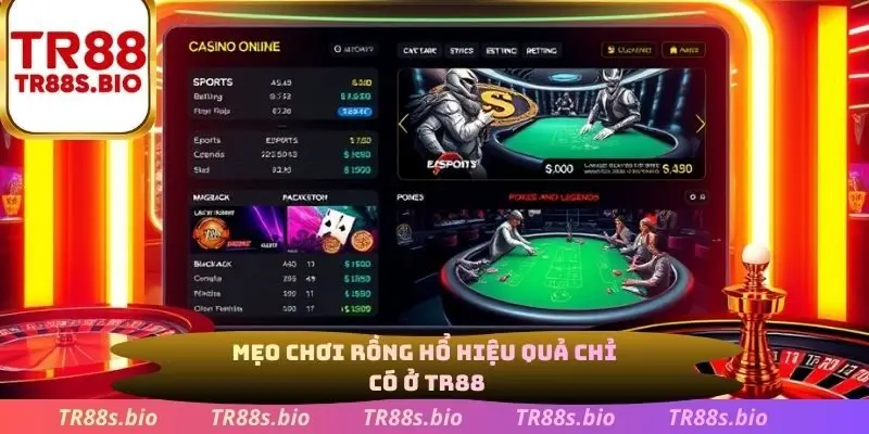 Mẹo chơi Rồng Hổ hiệu quả chỉ có ở TR88