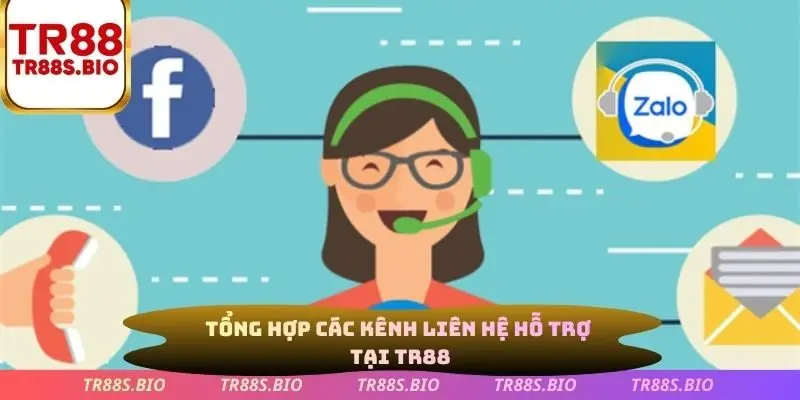 Tổng hợp các kênh liên hệ hỗ trợ tại TR88